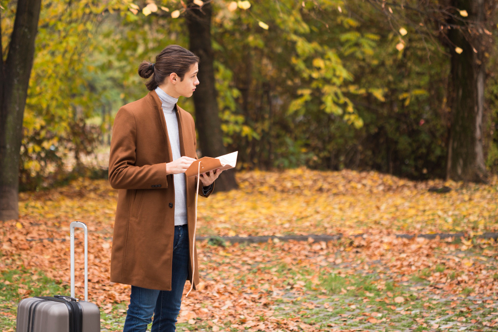 Autumn travel destinations with fall colors